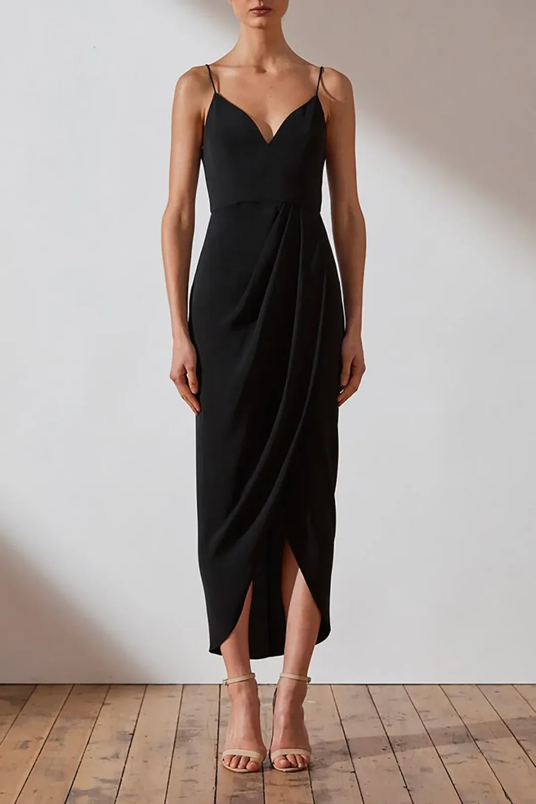 Shona Joy Dress Core Cocktail Dress Black Size 12 for rent on The Volte - main image