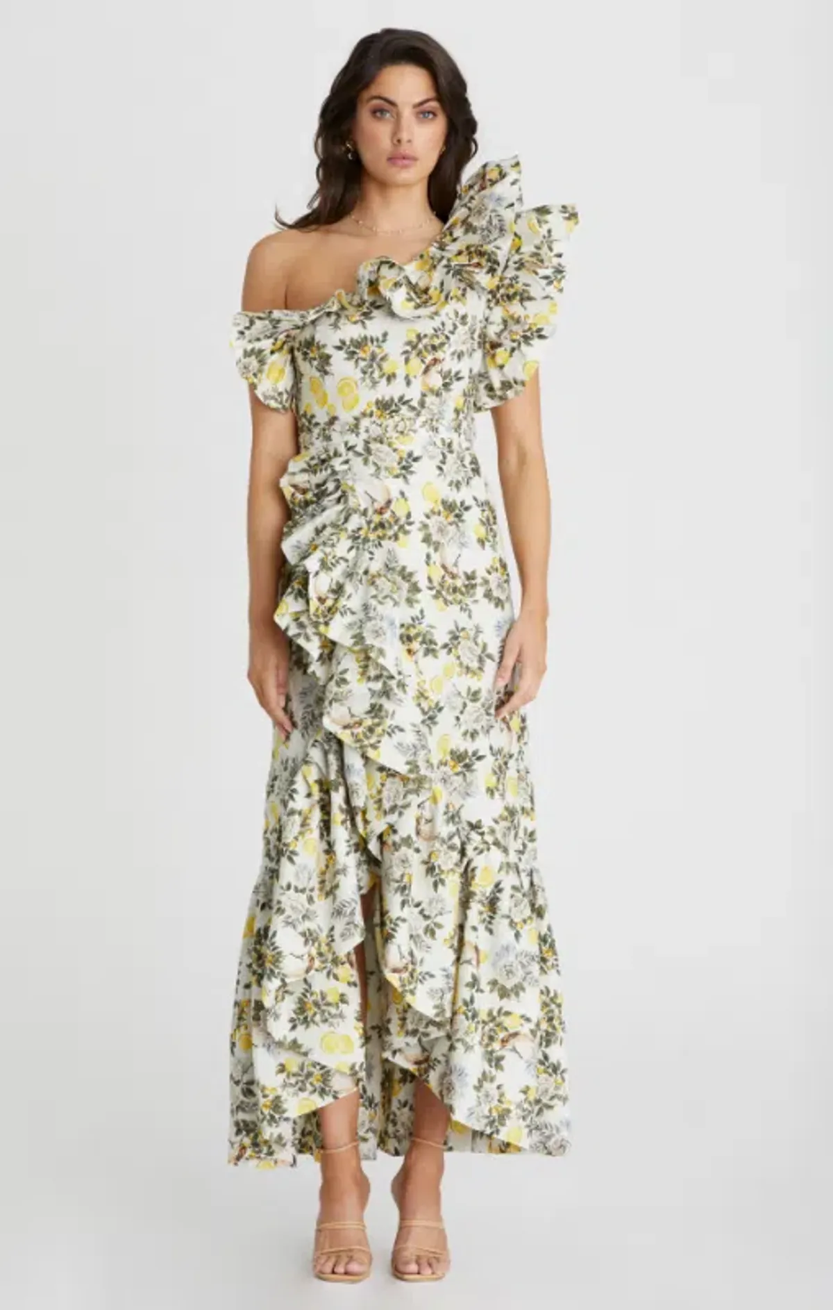 Aqua Blu Giselle Dress Clementine Print Size 10 - Image 1