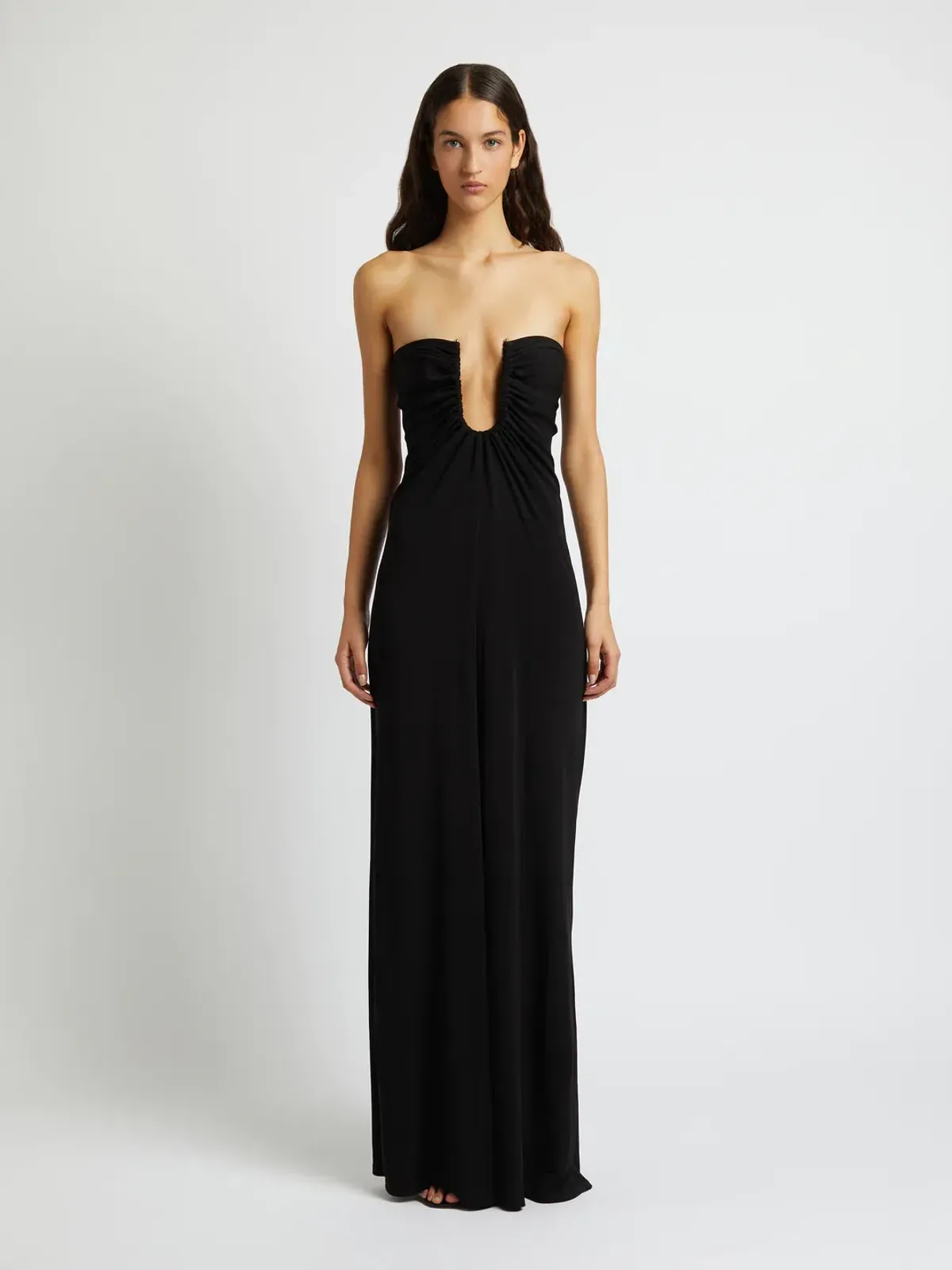 Christopher Esber Arched Palm Strapless Dress Size 6 - Image 1