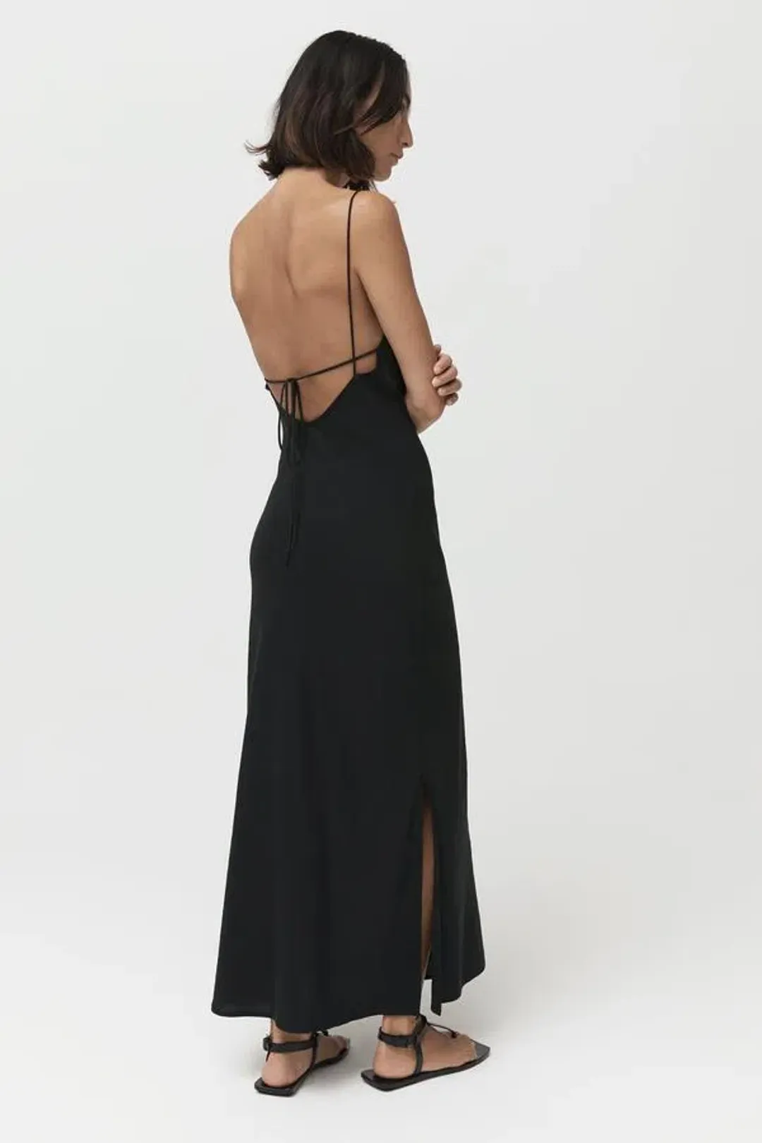 St. Agni Paris Maxi Dress Black Size S/Au 8 for rent on The Volte - main image