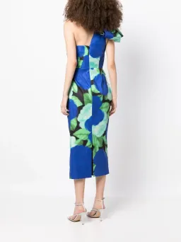 Rachel Gilbert Fauve Midi Dress Electric Floral Print Size 1 / AU 8 for rent on The Volte - image 3