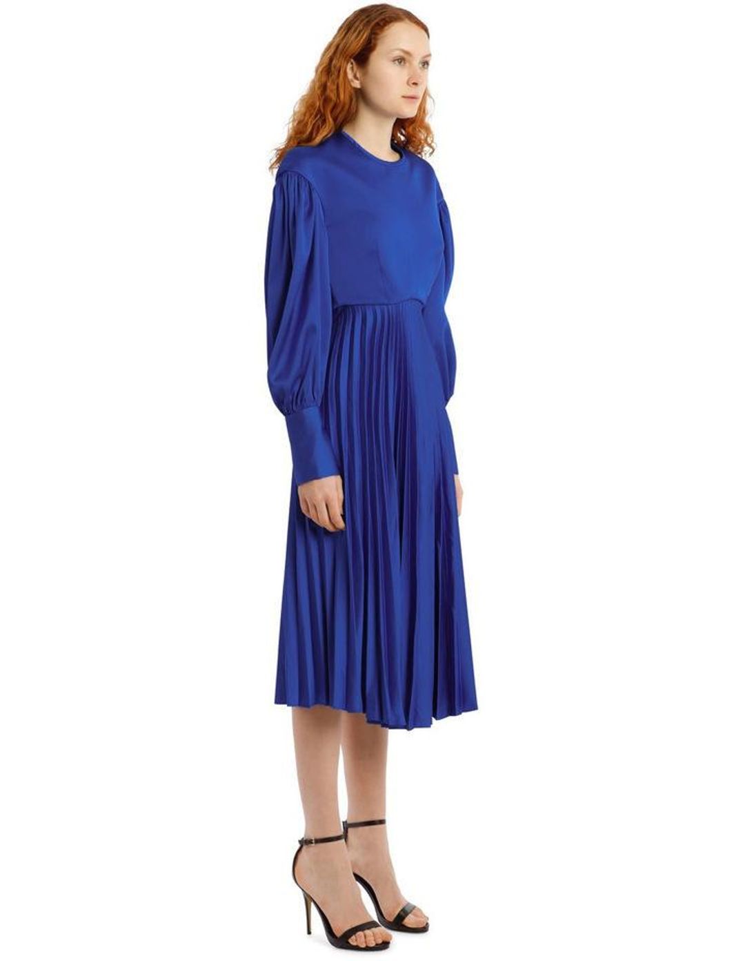Nicola Finnetti Evelyn Midi Blue Dress Size 8 for rent on The Volte - main image