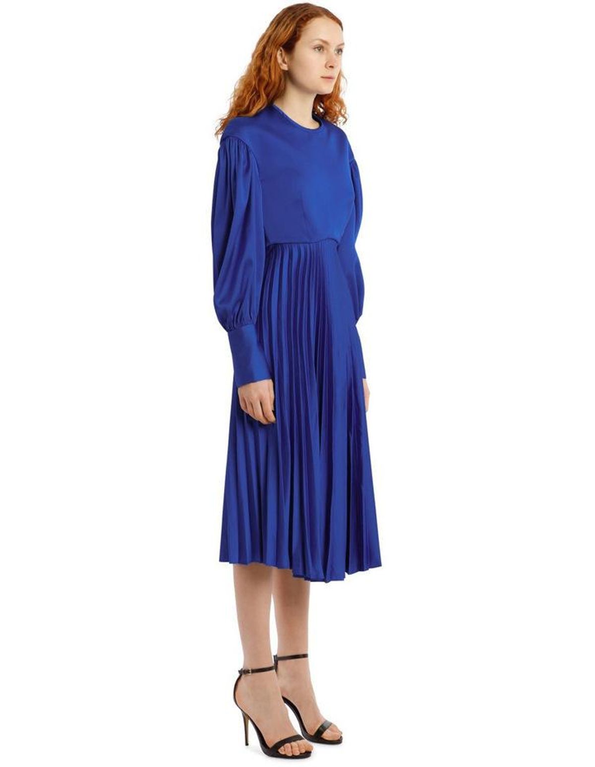 Nicola Finnetti Evelyn Midi Blue Dress Size 8 - Image 2