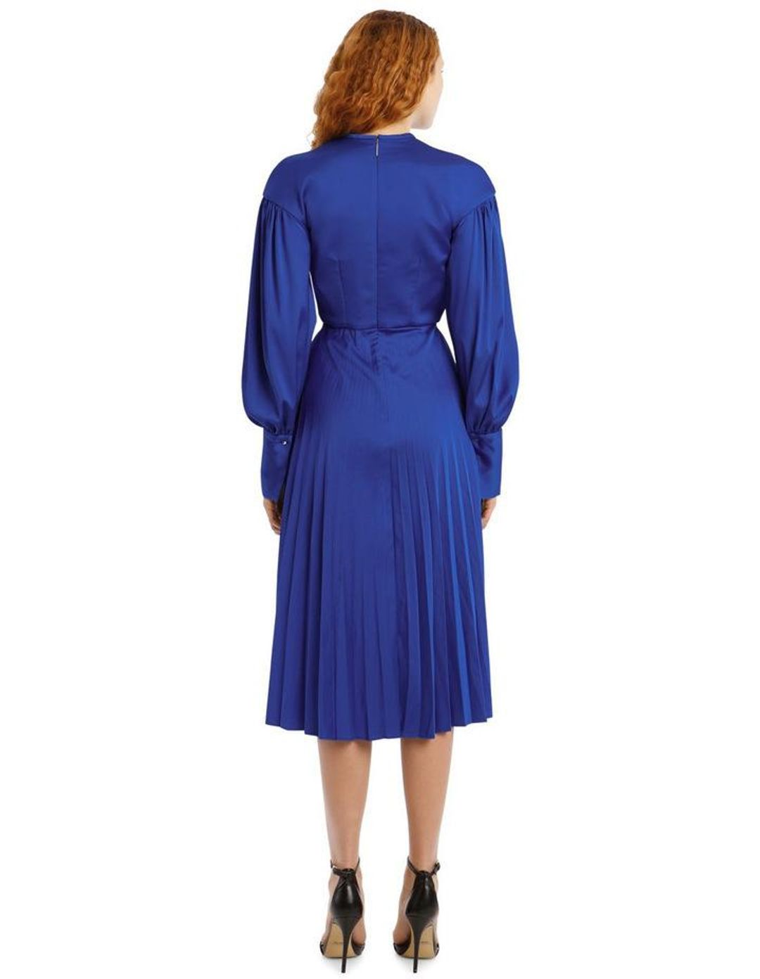 Nicola Finnetti Evelyn Midi Blue Dress Size 8 for rent on The Volte - main image