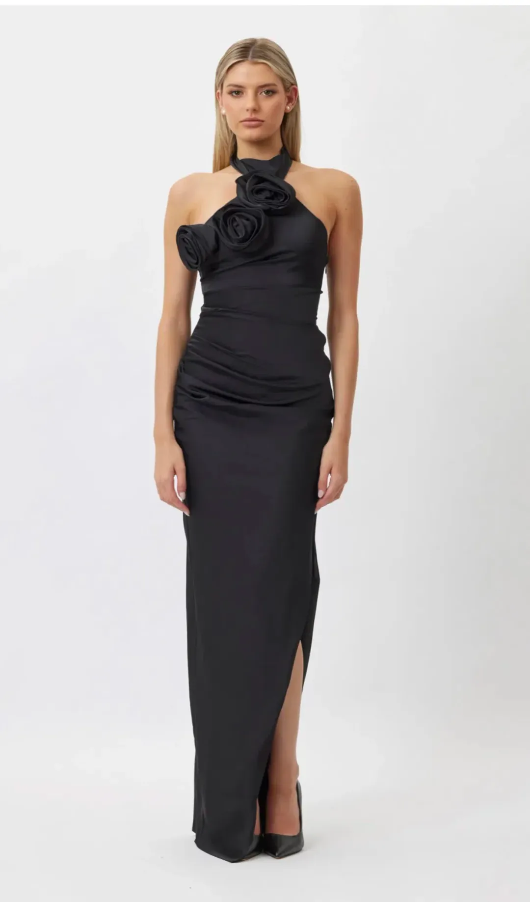Bianca and Bridgett Gigi Maxi Dress Black Size 10 for rent on The Volte - main image