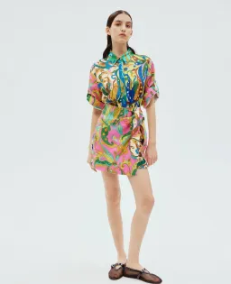 Alemais Yvette Shirt and Sarong Skirt Set Multi Size 6 for rent on The Volte - image 1