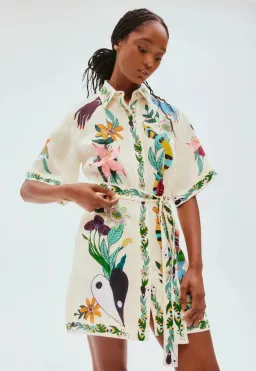 Alemais Meagan Mini Dress Print Size 6 for rent on The Volte - image 2