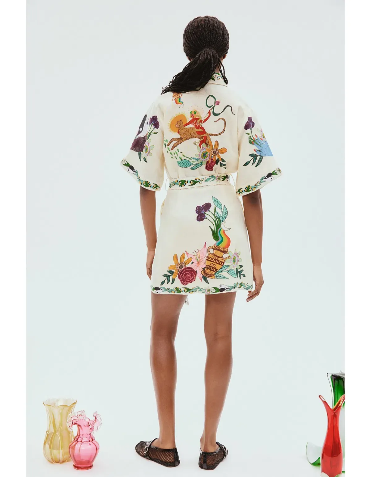 Alemais Meagan Mini Dress Print Size 6 - Image 3