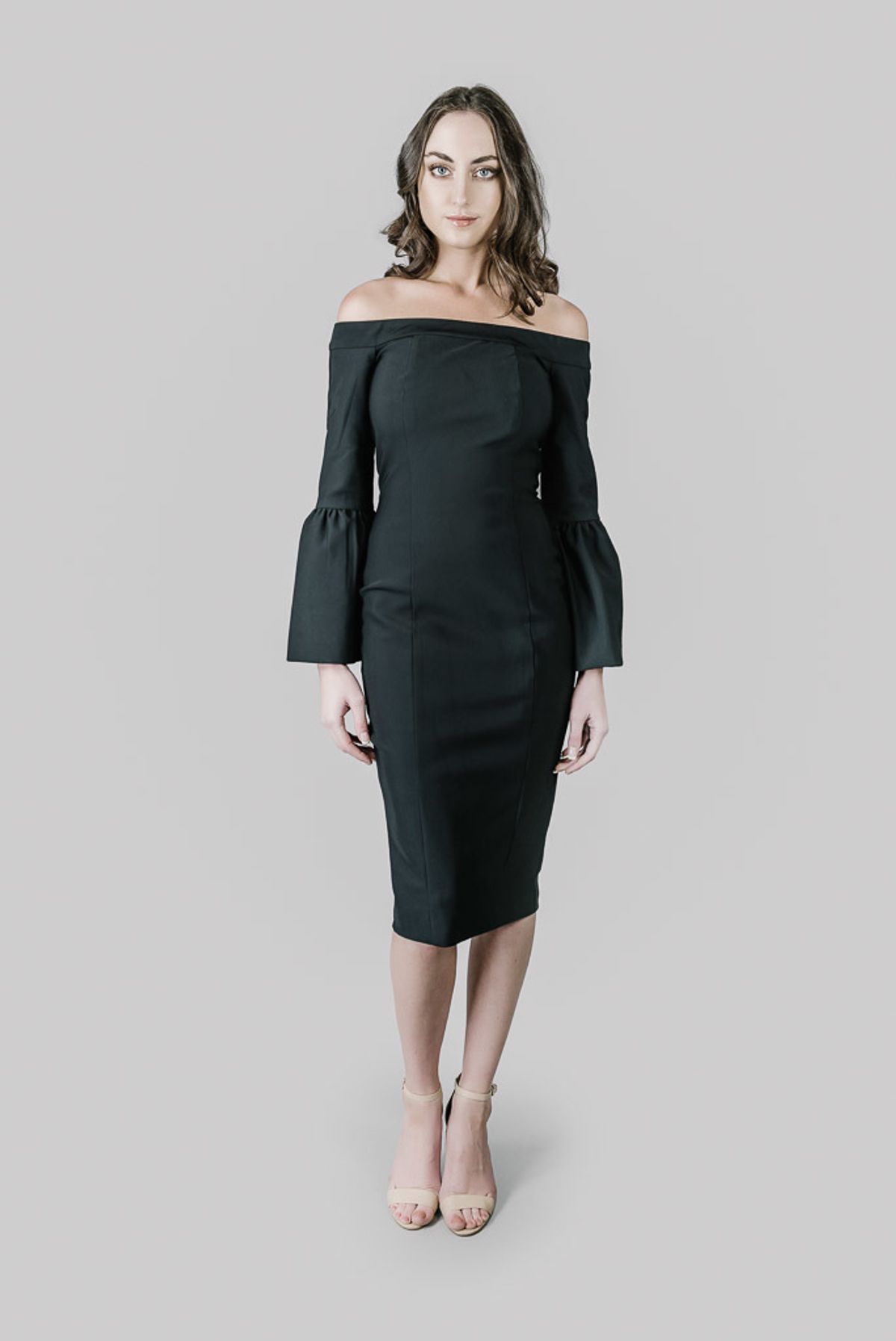 Misha Black Selena Dress size 10 for rent on The Volte - main image