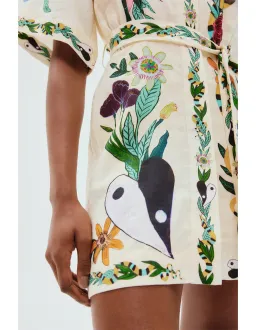 Alemais Meagan Mini Dress Print Size 12 for rent on The Volte - image 4