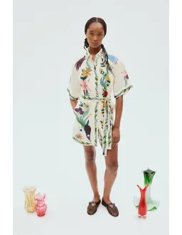 Alemais Meagan Mini Dress Print Size 12 for rent on The Volte - image 1