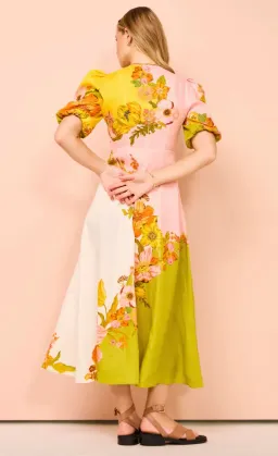 Alemais Silas Midi Dress Floral Size AU 16 for rent on The Volte - image 3