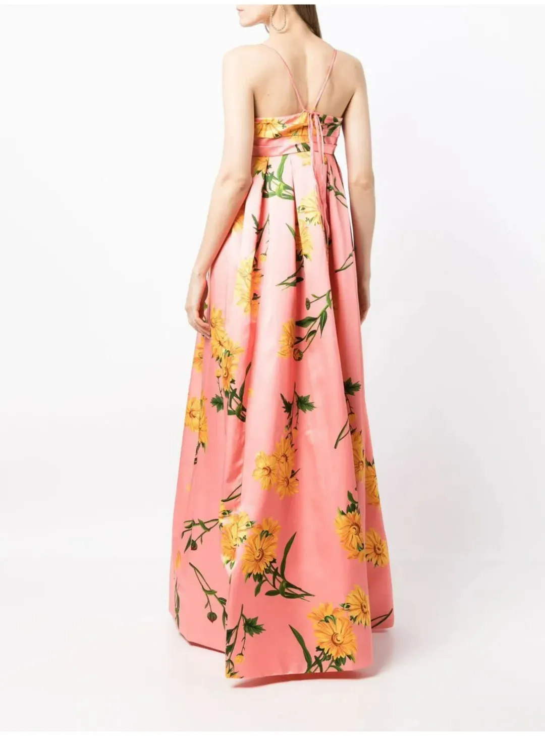Leo Lin Marguerite Rose Dress Floral Size 12 for rent on The Volte - main image