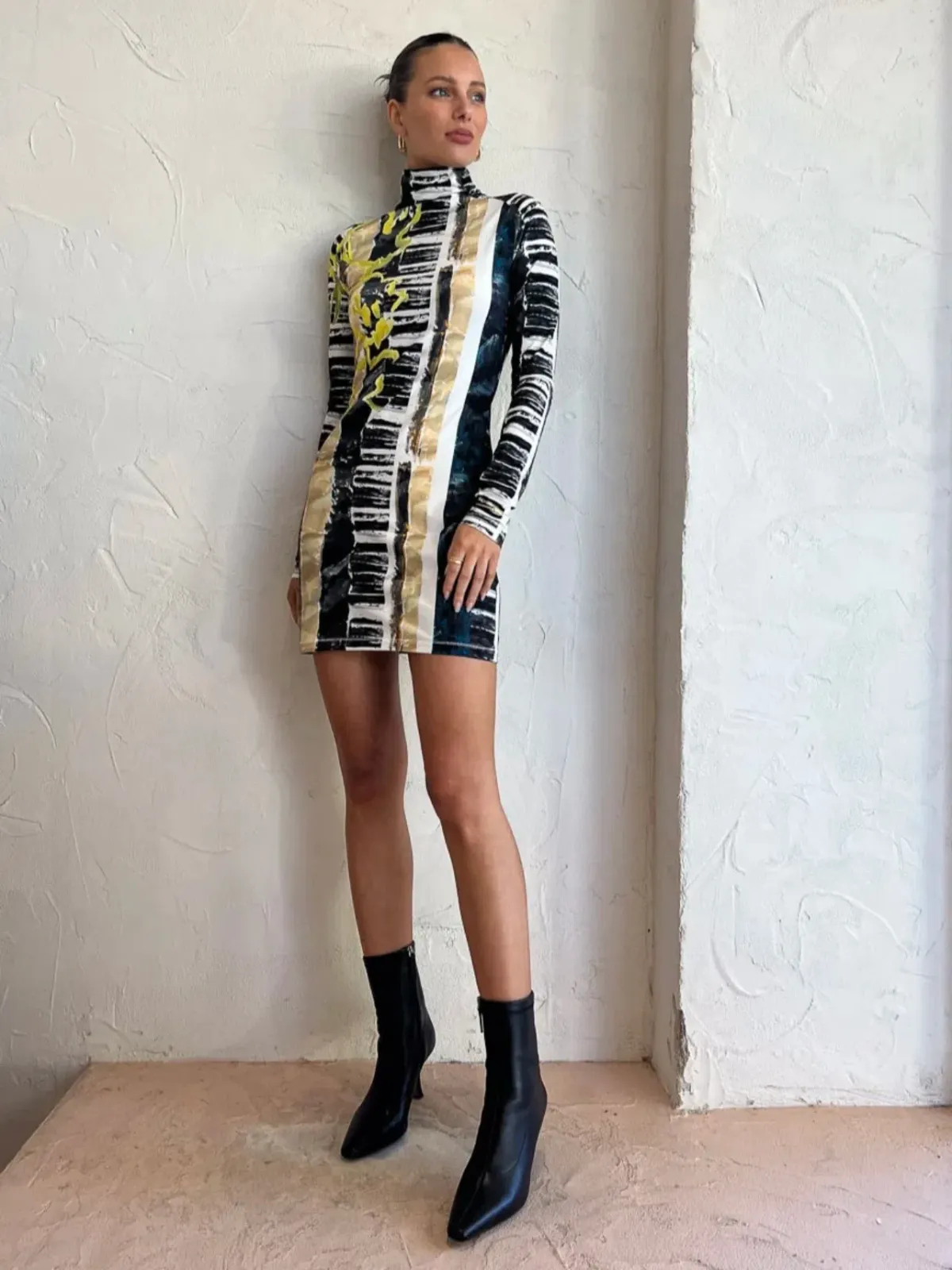 Camilla and Marc Jules Printed Mini Dress Multi Size 6 - Image 1