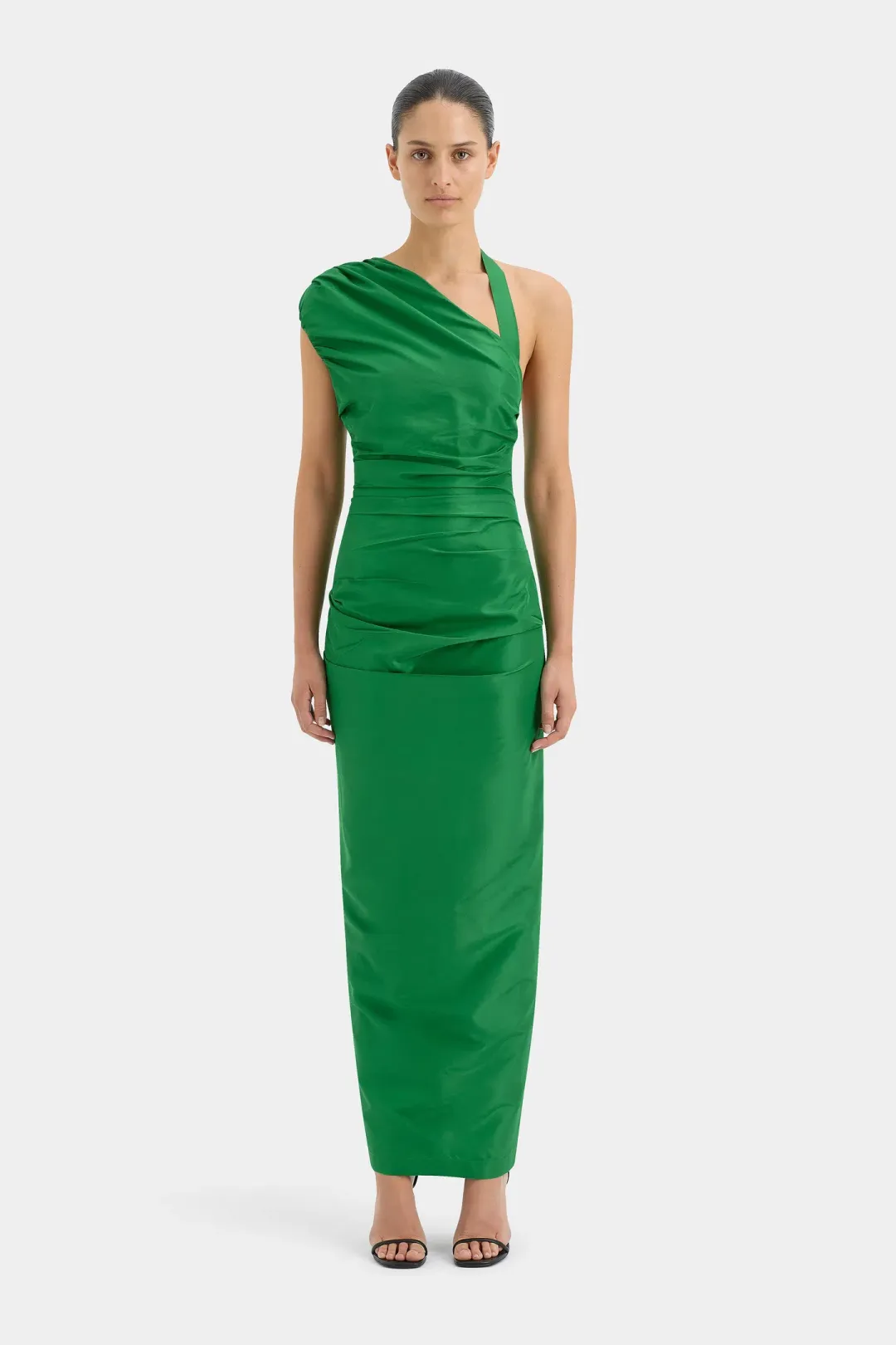 Sir The Label Rebecca Gown in Green Size 1 / AU 8 for rent on The Volte - main image