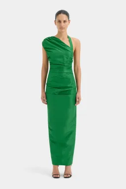 Sir The Label Rebecca Gown in Green Size 1 / AU 8 for rent on The Volte - image 1