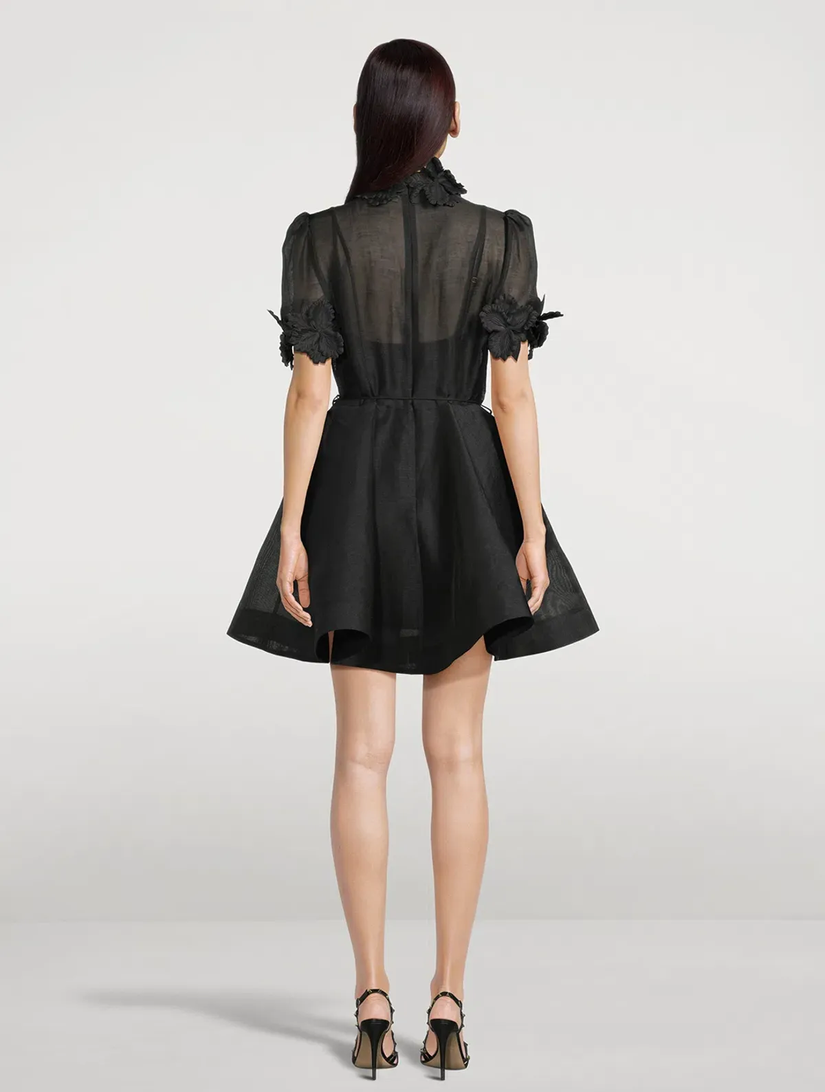 Zimmermann The Luminosity Liftoff Flower Mini in Black Size 1/AU 10 - Image 3