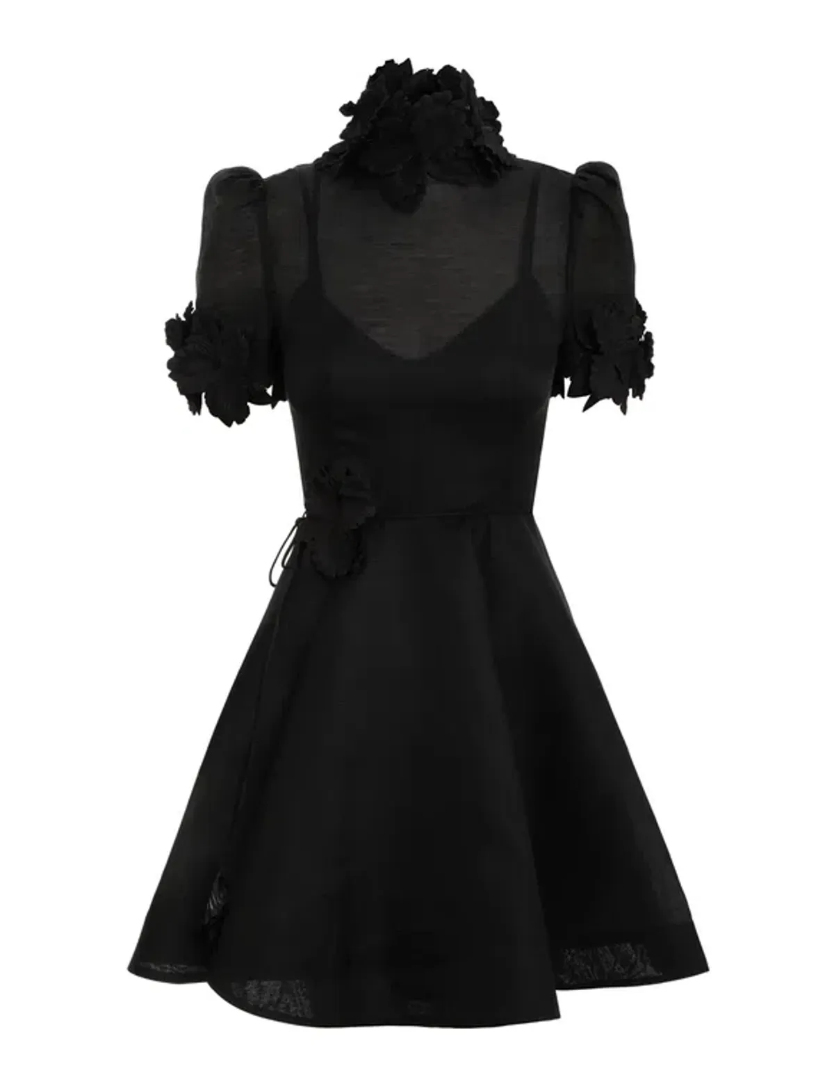 Zimmermann The Luminosity Liftoff Flower Mini in Black Size 1/AU 10 - Image 4