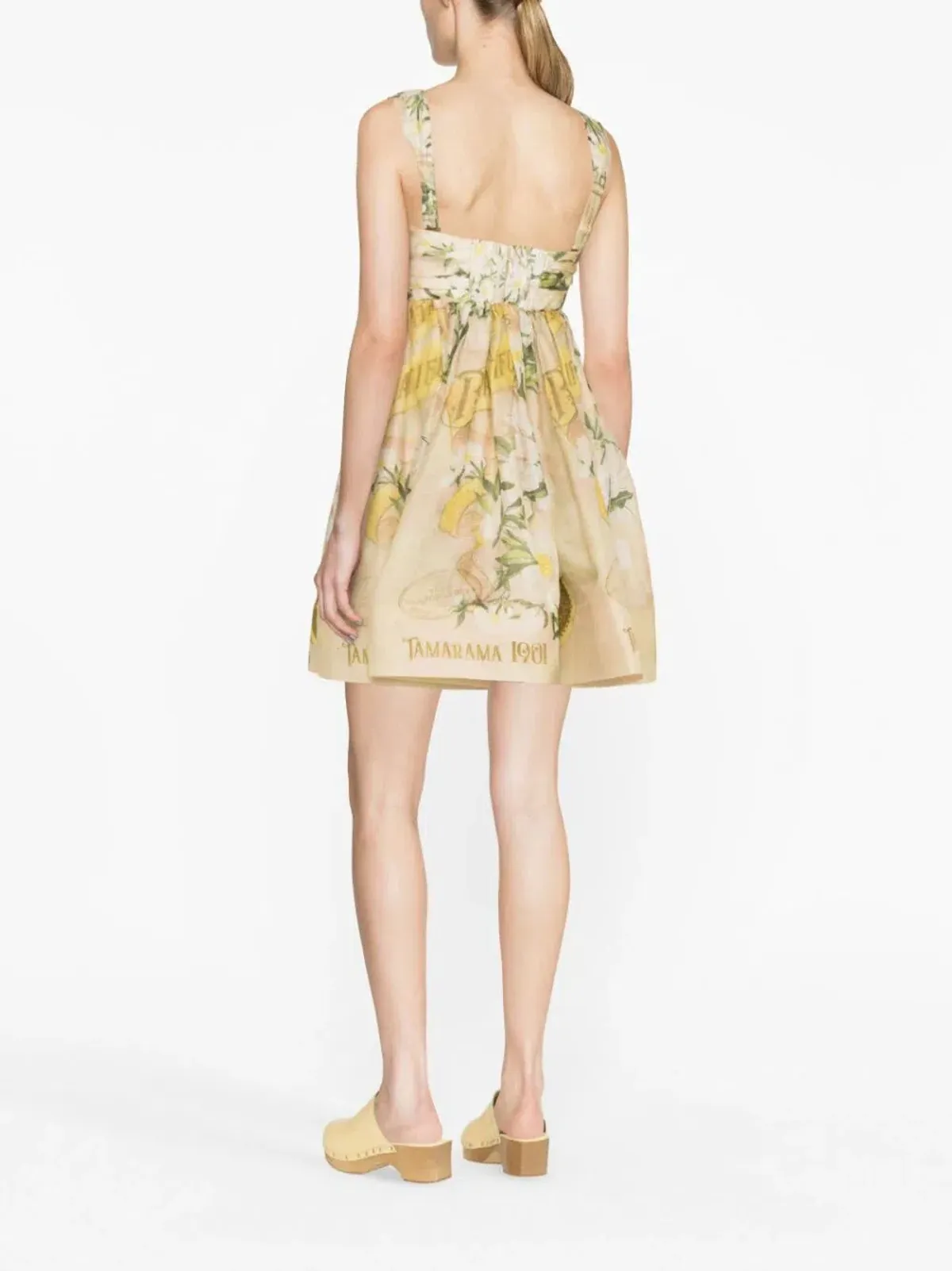 Zimmermann Coaster Strapless Ruched Mini Dress Blush Garden Size 1/AU 10 - Image 2