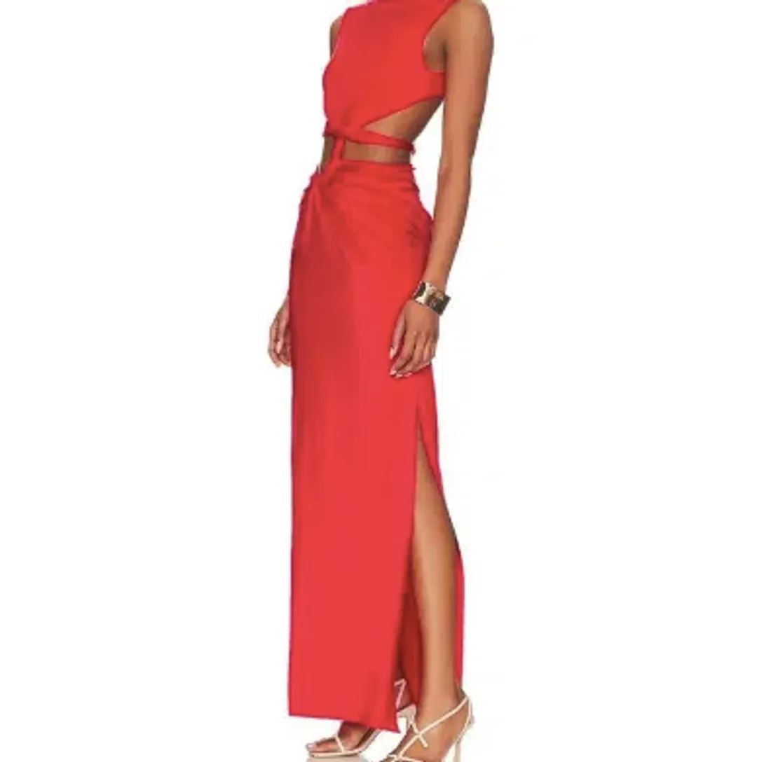 Baobab Ada Dress in Vita Red Size S / AU 8 for rent on The Volte - main image