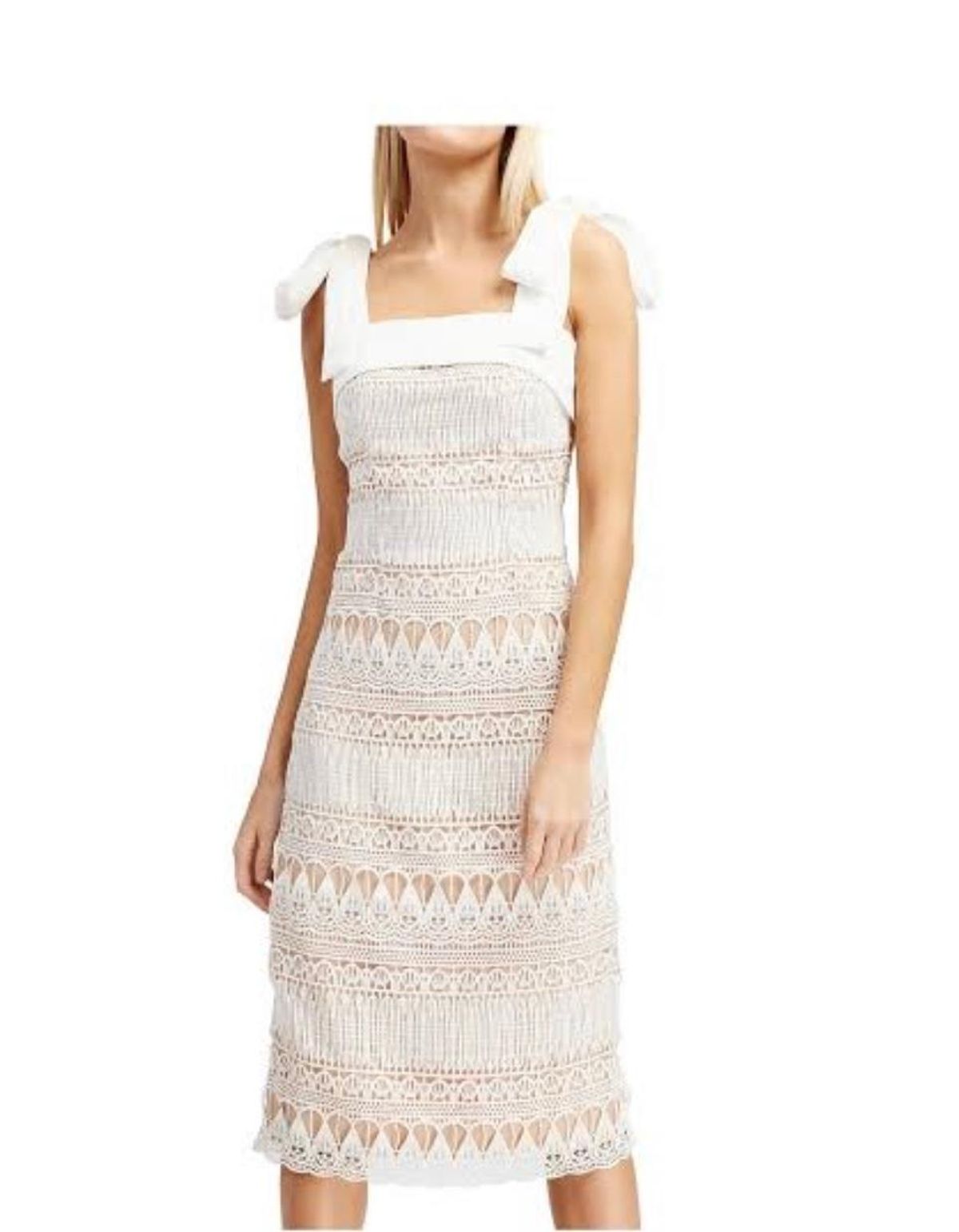 Keepsake The Label Walk On By Dress Cream Size 8 for rent on The Volte - main image