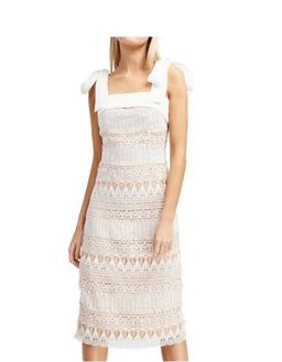 Keepsake The Label Walk On By Dress Cream Size 8 for rent on The Volte - image 1