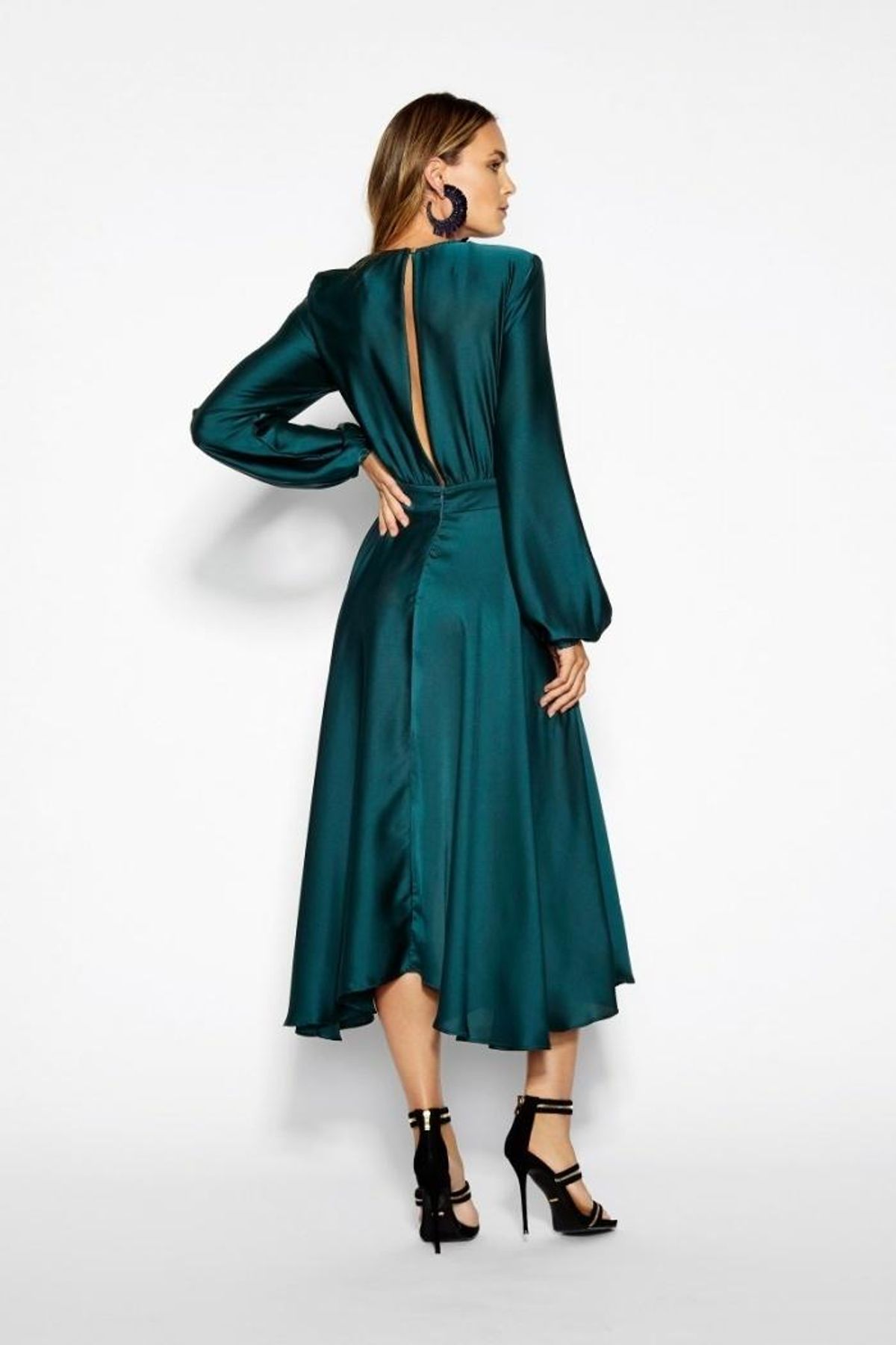 Sheike Fanciful Dress Peacock size 8 - Image 2