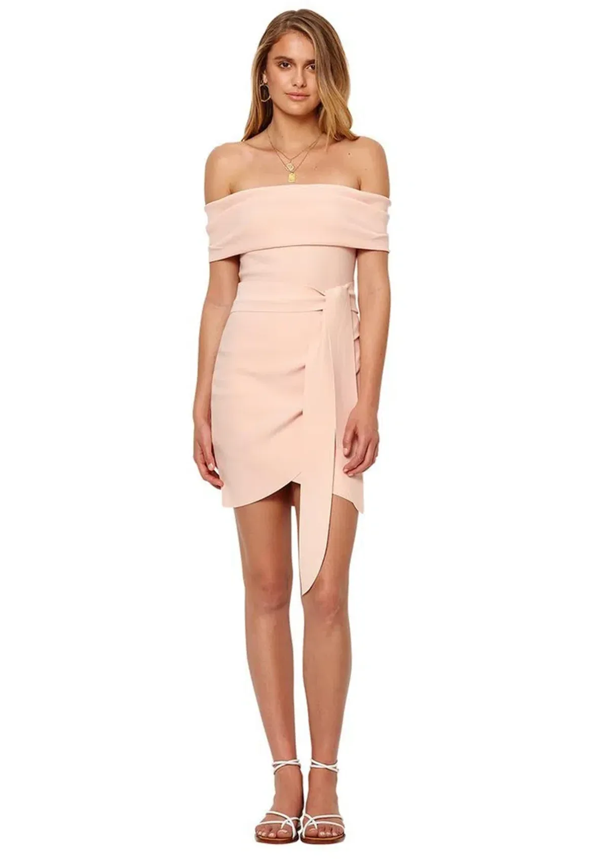 Bec & Bridge Marvellous Mini Dress Peach Size 10 - Image 1