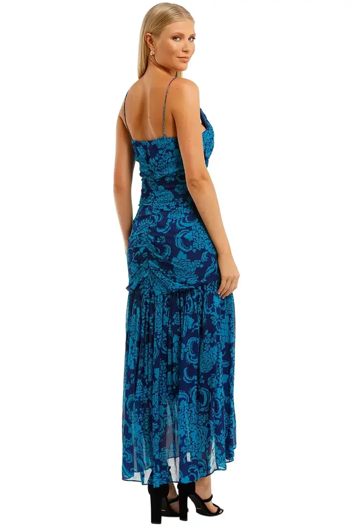 Ginger & Smart Lyrical Dress in Blue Size 8 - Image 3
