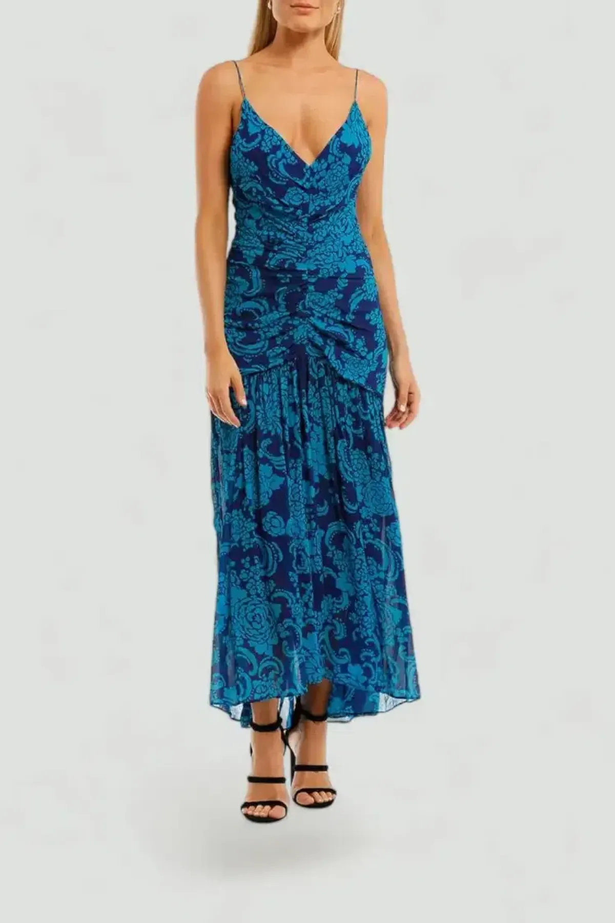 Ginger & Smart Lyrical Dress in Blue Size 8 - Image 2