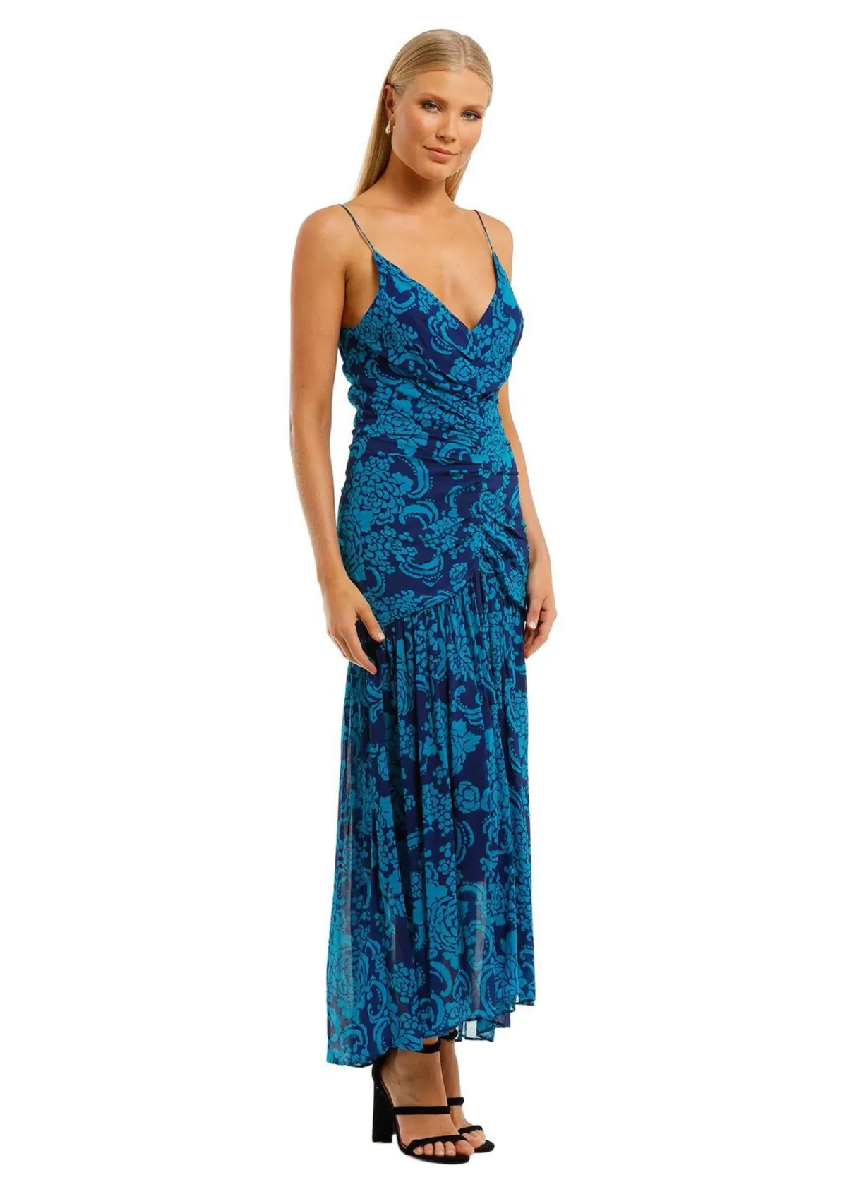 Ginger & Smart Lyrical Dress in Blue Size 8 - Image 1