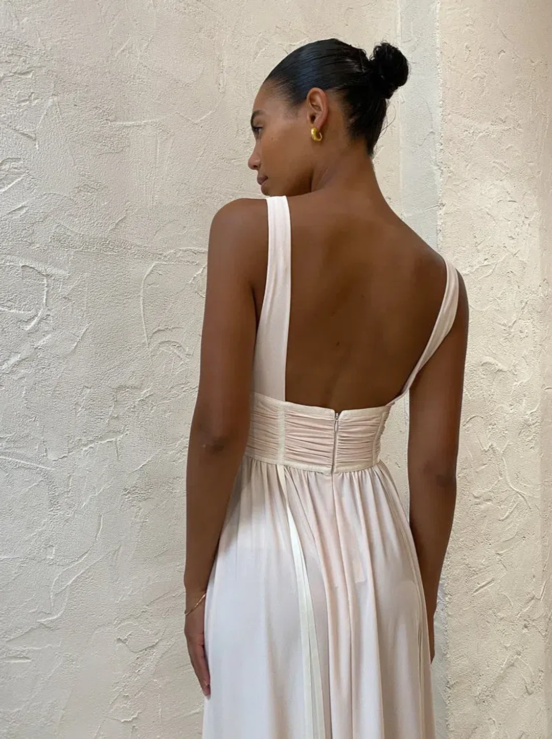 Bec & Bridge Gwen Maxi Dress in Shell Size 12 for rent on The Volte - main image