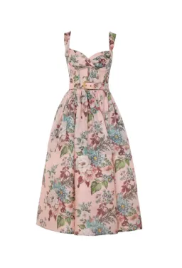 Zimmermann Matchmaker Midi Dress Floral Size 1 / AU 10 for rent on The Volte - image 3