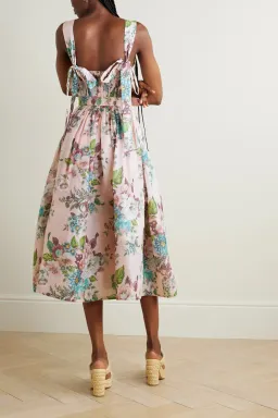Zimmermann Matchmaker Midi Dress Floral Size 1 / AU 10 for rent on The Volte - image 2