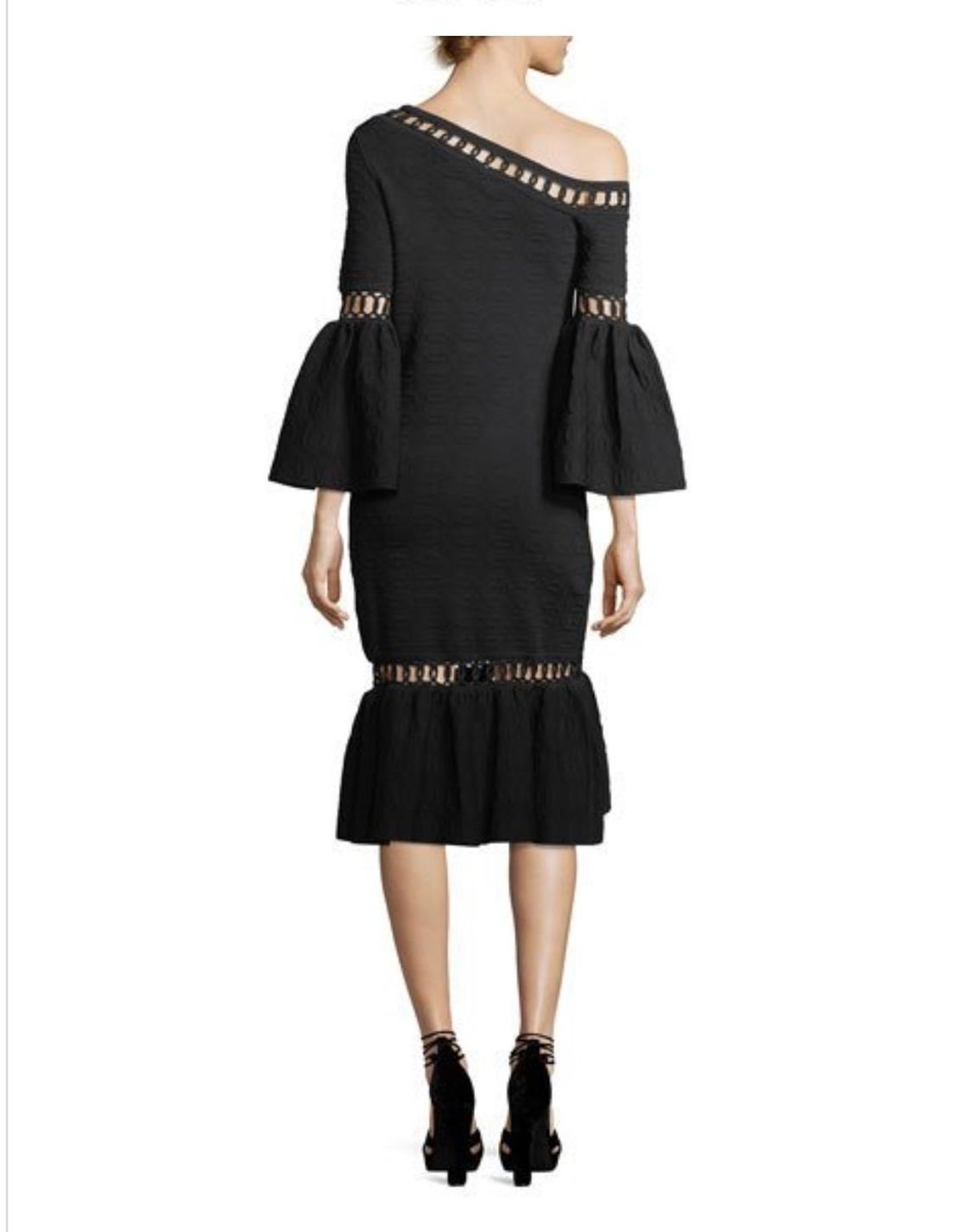 Jonathan Simkhai Chain Link knit Fit and Flare Midi Dress - Image 2