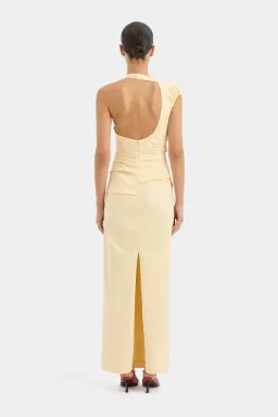 Sir the Label Giacomo Gathered Gown Yellow Size 1 / AU 8 for rent on The Volte - image 3