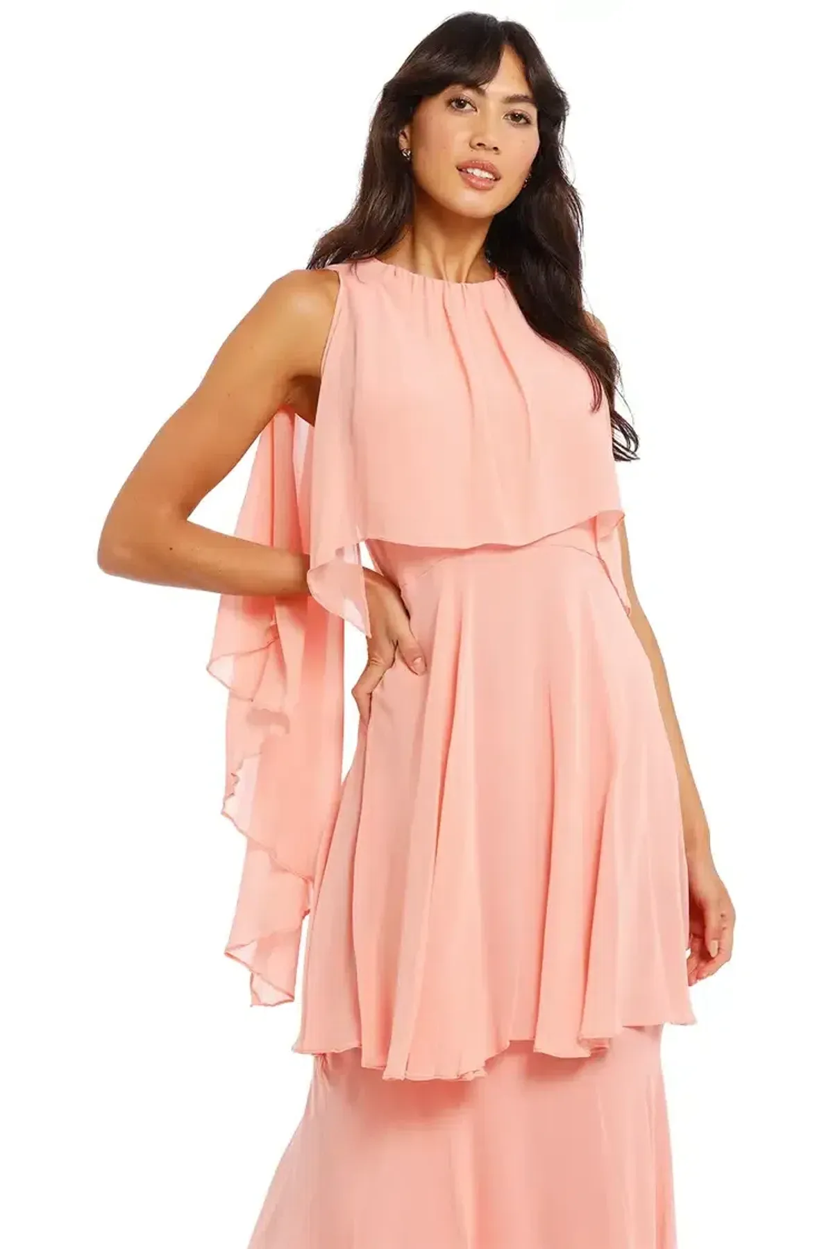 Ginger and Smart Dream Gown in Sherbert Pink Size 12 - Image 4