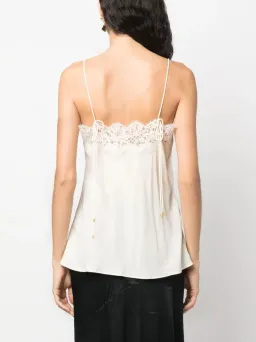 Zimmermann Lace Cami Top Cream Size 8 for rent on The Volte - image 2