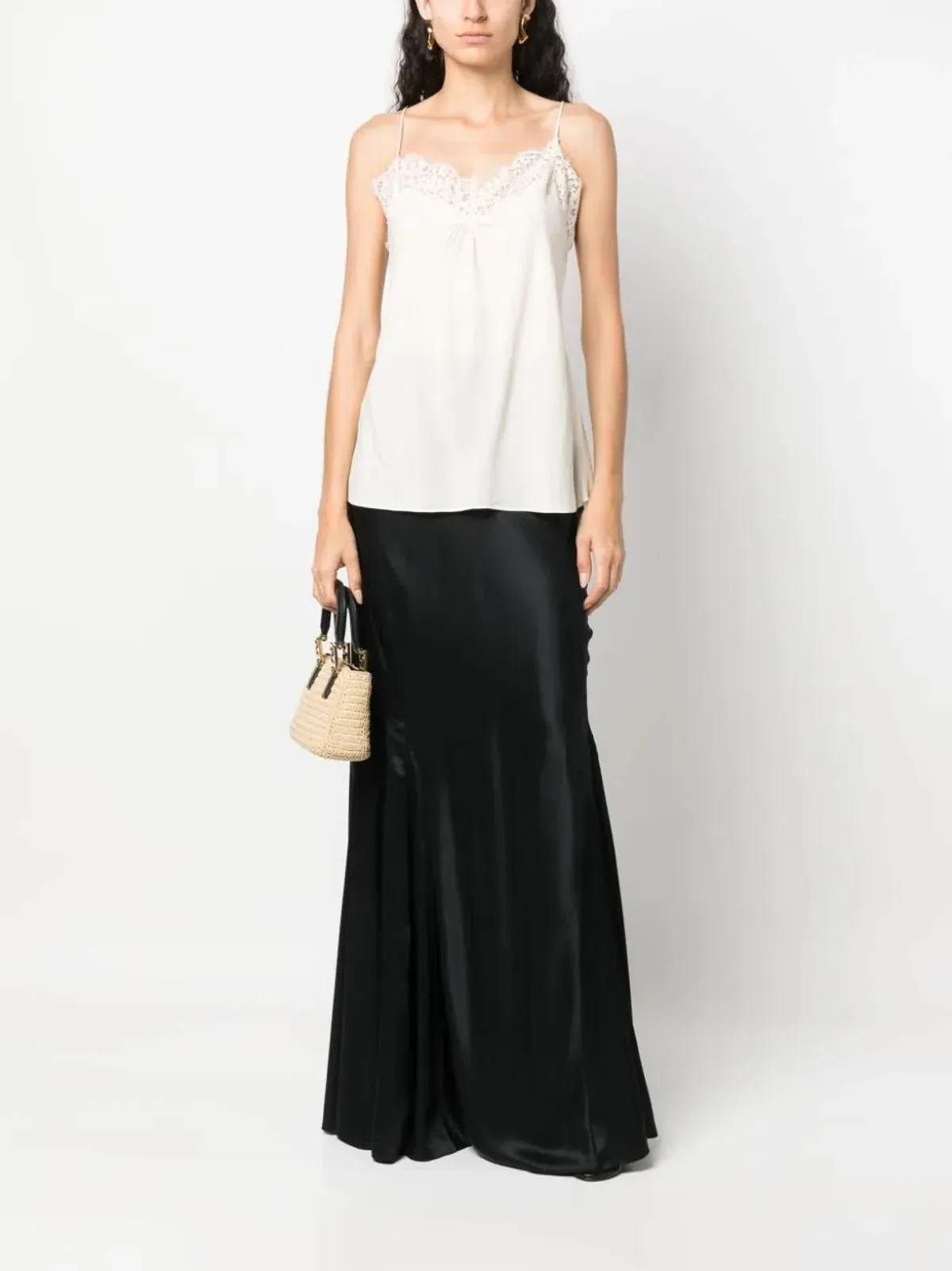 Zimmermann Lace Cami Top Cream Size 8 for rent on The Volte - main image
