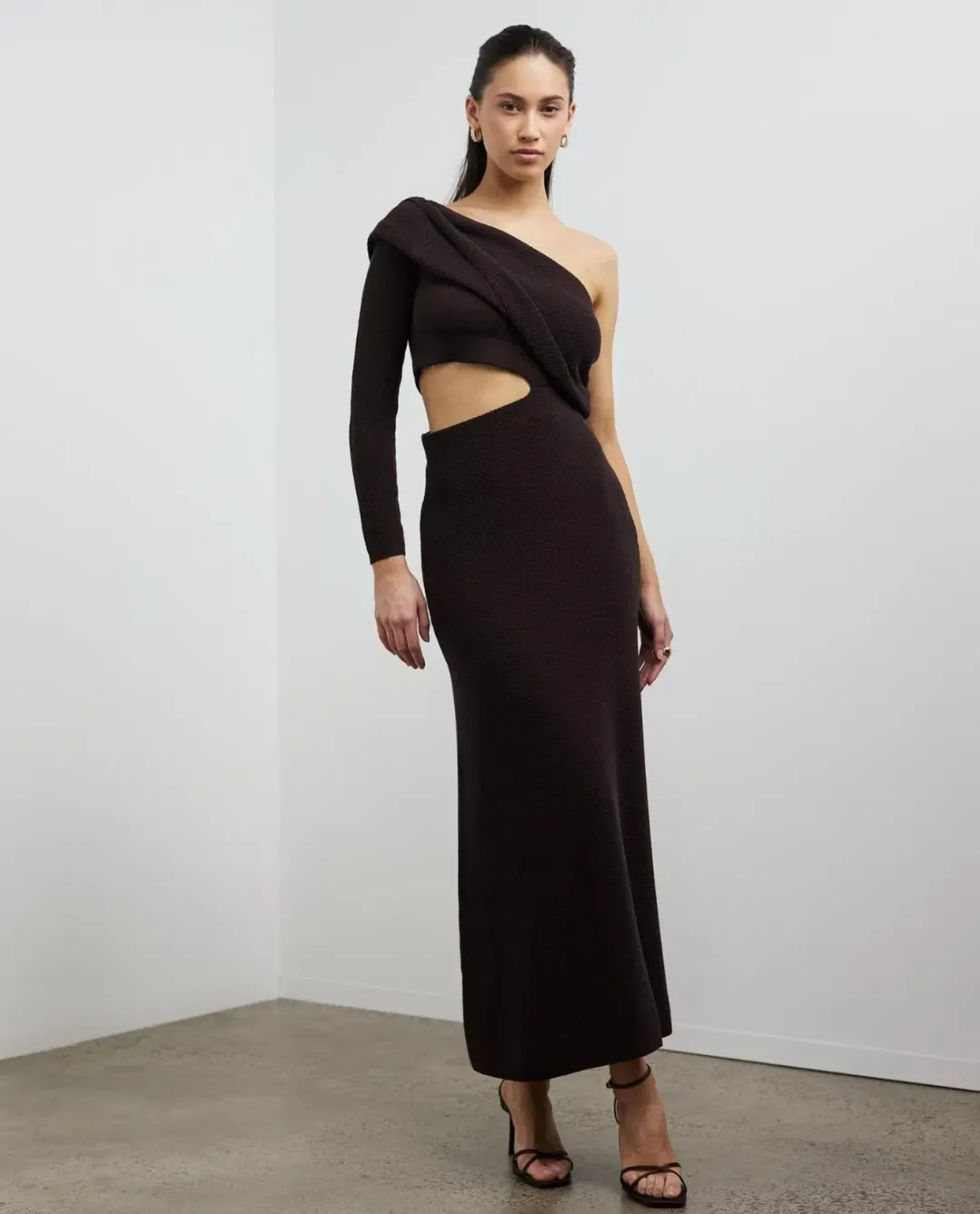 Camilla and Marc Javier Knit Dress Brow Size S/ AU 6 for rent on The Volte - main image