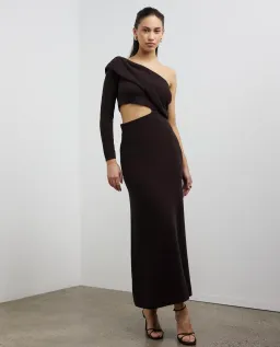 Camilla and Marc Javier Knit Dress Brow Size S/ AU 6 for rent on The Volte - image 2