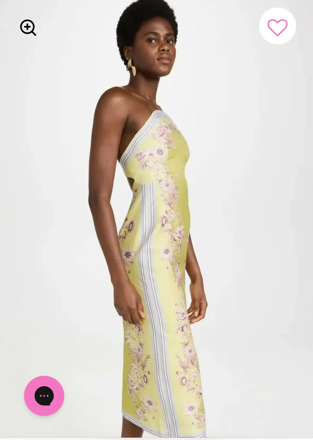 Alemais Marion bodice dress midi length for rent on The Volte - main image