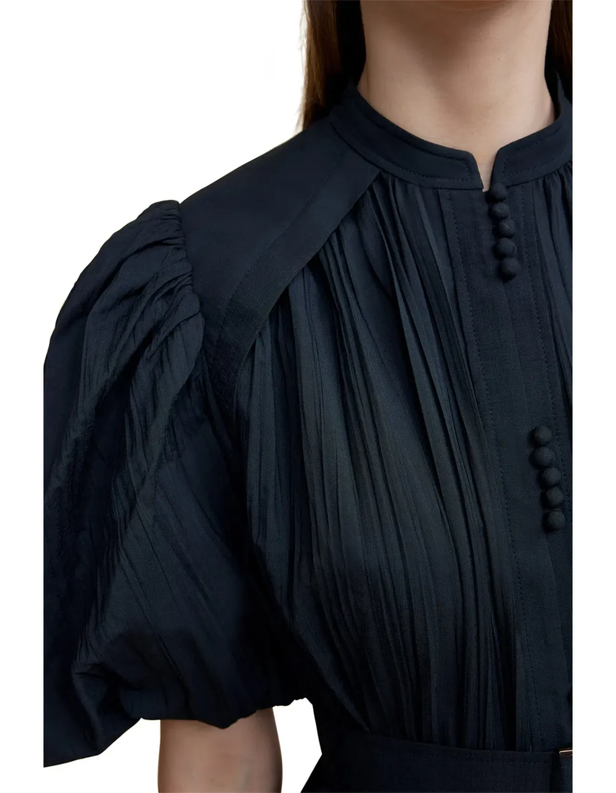 Acler Cardine Mini Dress Black Size 10 - Image 5