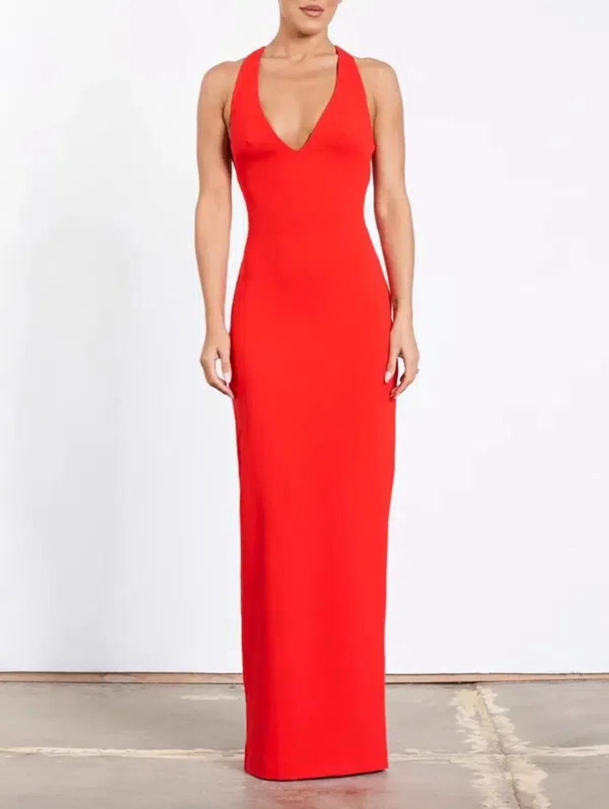 Effie Kats Eiza Gown Red Size 8 - Image 2