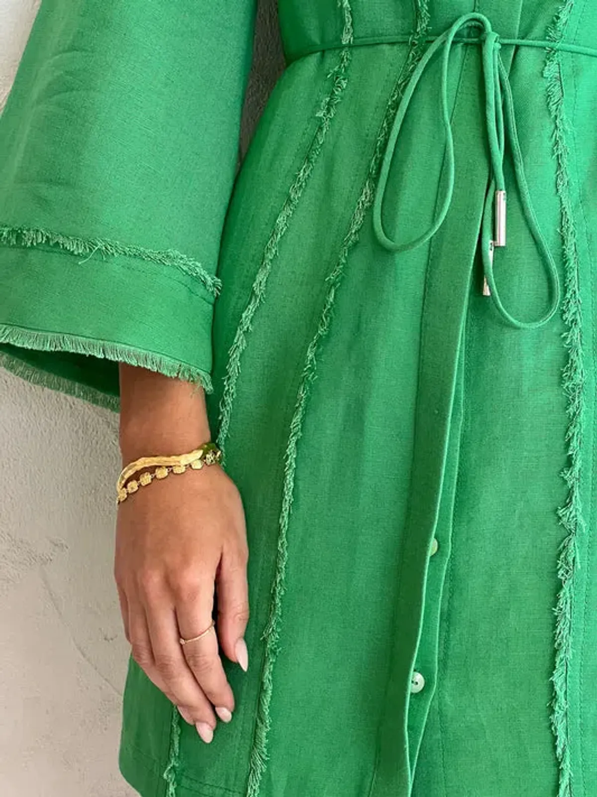 Significant Other Aleksandra Mini Dress in Sea Green Size 12 - Image 3