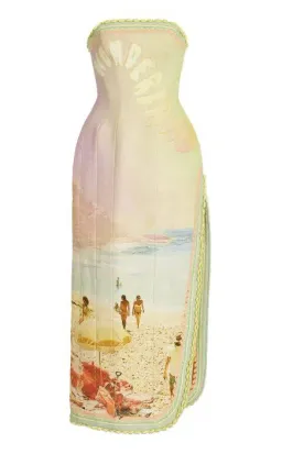 Zimmermann Coaster Structured Midi Dress Multi Print Size 3 / AU 14 for rent on The Volte - image 4