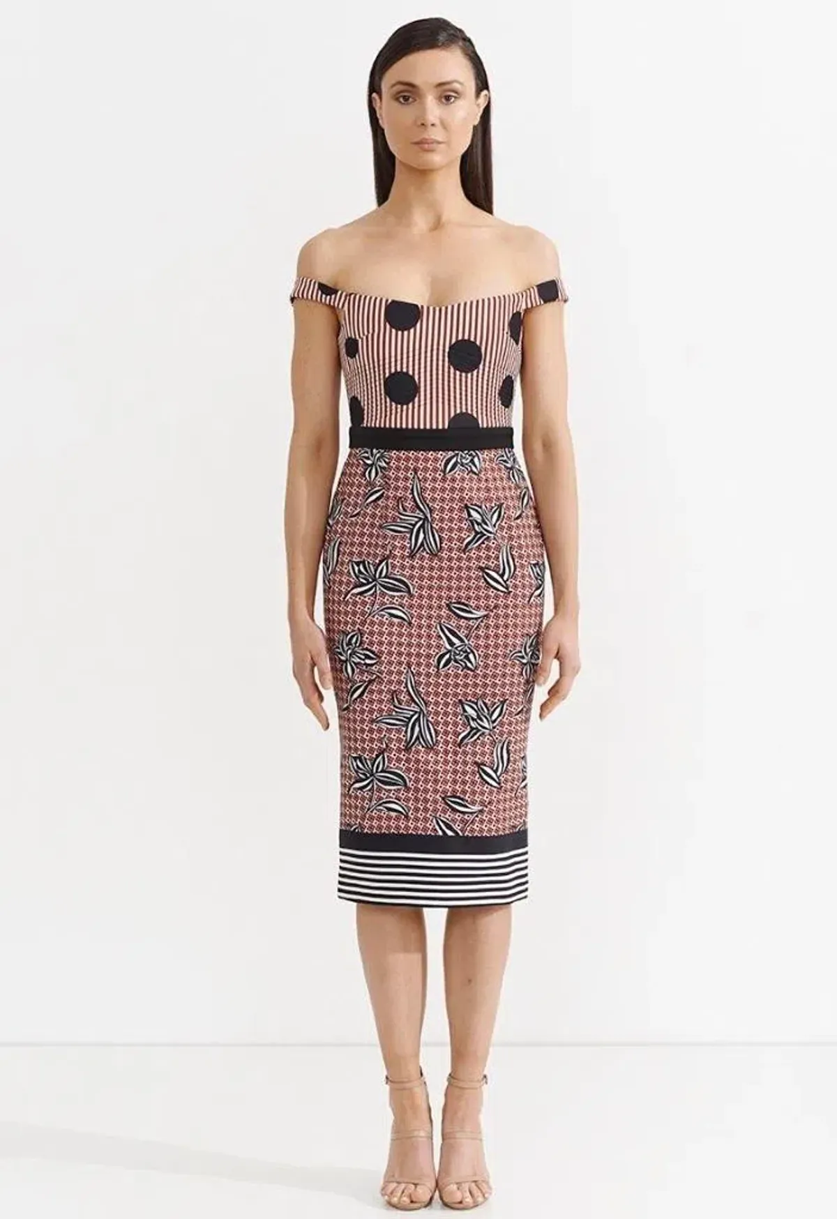 Asilio Royally Matched Dress Print Size 6 - Image 1