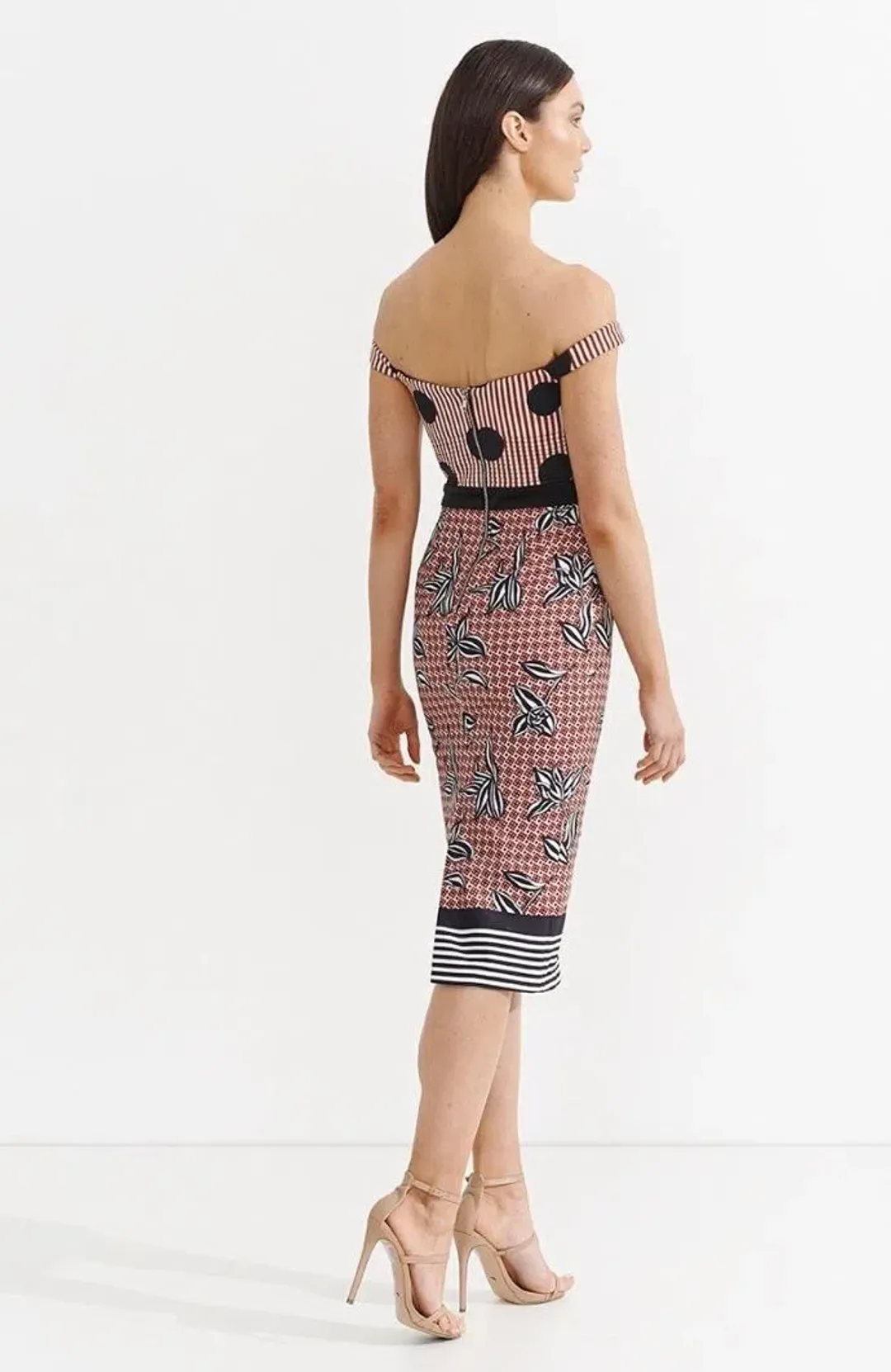 Asilio Royally Matched Dress Print Size 6 for rent on The Volte - main image