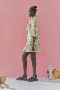 Alemais Marta Mini Dress Green Size 12 for rent on The Volte - image 2