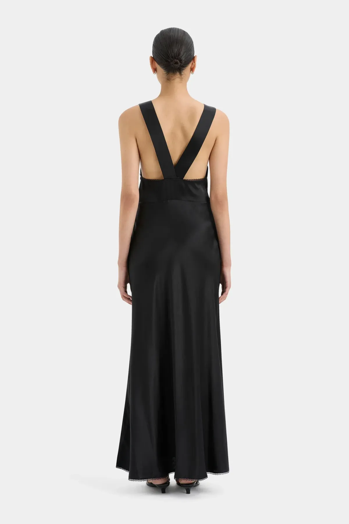 Sir the Label Aries Cut Out Gown Black Size 6 - Image 3